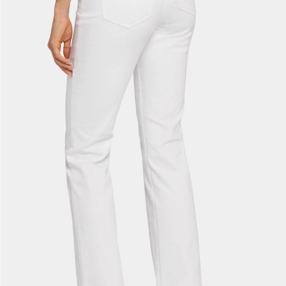 White Strait Leg Jeans by NYDJ